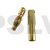 Q-C-0019 Quantum Φ4.0 mm Gold Plated Bullet Connectors